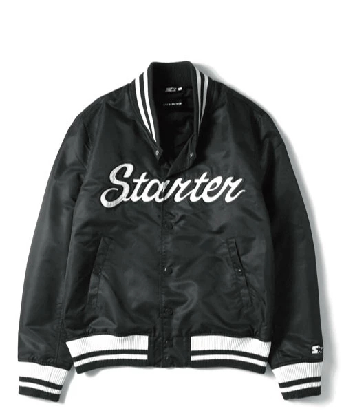 STARTER BLACK LABEL（スターターブラックレーベル）の「STARTER BLACK LABEL　RIB BLOUSON（ナイロンジャケット・メンズ・ネイビー/ブラック・L/M/XL）」の2枚目の写真