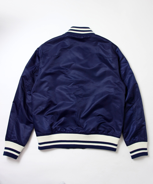 STARTER BLACK LABEL（スターターブラックレーベル）の「STARTER BLACK LABEL　RIB BLOUSON（ナイロンジャケット・メンズ・ネイビー/ブラック・L/M/XL）」の5枚目の写真