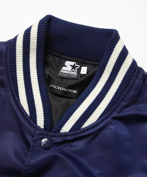 STARTER BLACK LABEL（スターターブラックレーベル）の「STARTER BLACK LABEL　RIB BLOUSON（ナイロンジャケット・メンズ・ネイビー/ブラック・L/M/XL）」の6枚目の写真