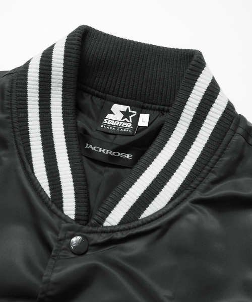 STARTER BLACK LABEL（スターターブラックレーベル）の「STARTER BLACK LABEL　RIB BLOUSON（ナイロンジャケット・メンズ・ネイビー/ブラック・L/M/XL）」の19枚目の写真