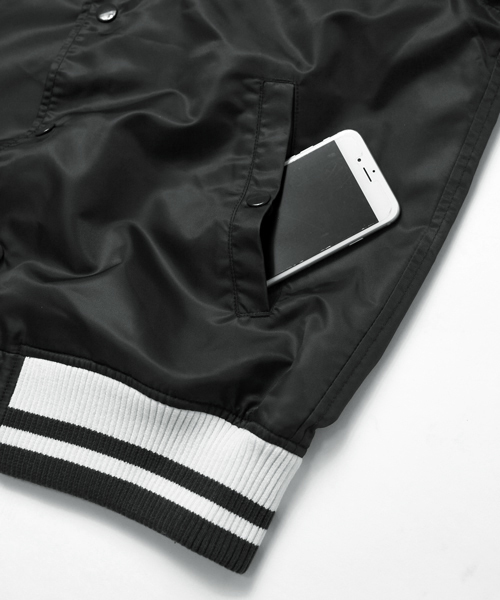 STARTER BLACK LABEL（スターターブラックレーベル）の「STARTER BLACK LABEL　RIB BLOUSON（ナイロンジャケット・メンズ・ネイビー/ブラック・L/M/XL）」の22枚目の写真