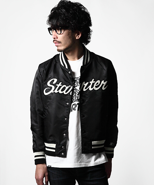 STARTER BLACK LABEL（スターターブラックレーベル）の「STARTER BLACK LABEL　RIB BLOUSON（ナイロンジャケット・メンズ・ネイビー/ブラック・L/M/XL）」の4枚目の写真