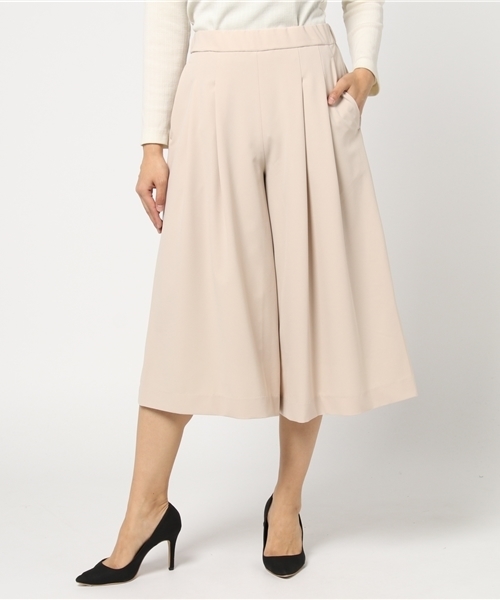 un dix cors（アンディコール）の「ストレッチジョーゼットガウチョ（その他パンツ・レディース・その他/ブラック/ベージュ/ネイビー/ホワイト・38/36）」の15枚目の写真