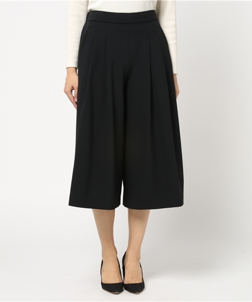 un dix cors（アンディコール）の「ストレッチジョーゼットガウチョ（その他パンツ・レディース・その他/ブラック/ベージュ/ネイビー/ホワイト・38/36）」の6枚目の写真