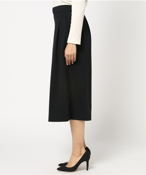 un dix cors（アンディコール）の「ストレッチジョーゼットガウチョ（その他パンツ・レディース・その他/ブラック/ベージュ/ネイビー/ホワイト・38/36）」の7枚目の写真