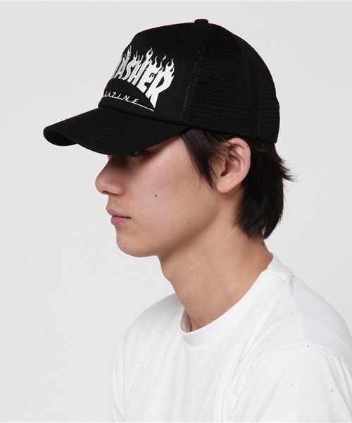 THRASHER（スラッシャー）の「【THRASHER】17TH-C01（キャップ・メンズ・ブラック・FREE）」の2枚目の写真