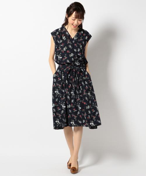 Any Fam エニィファム の ブラウス スカート フラワープリント セットアップ ワンピース Wear Any Fam エニィファム の ブラウス スカート フラワープリント セットアップ ワンピース Wear