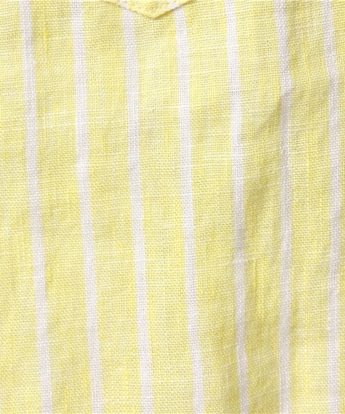 ivory court（アイボリーコート）の「700リネンストライプカッタウェイ7分袖◆（シャツ/ブラウス・メンズ・サックスブルー/イエロー/ホワイト・LARGE/MEDIUM/SMALL）」の15枚目の写真