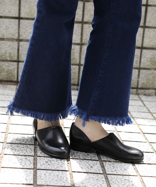 STUDIOUS（ステュディオス）の「【HARUTA】《STUDIOUS別注》スポック SD150（ローファー・レディース・ブラック/ブラウン・24.5/24/23/23.5）」の2枚目の写真