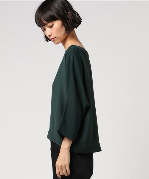 RIVE DROITE（リヴドロワ）の「クルーネックドルマンプルオーバー（シャツ/ブラウス・レディース・グリーン・FREE）」の4枚目の写真
