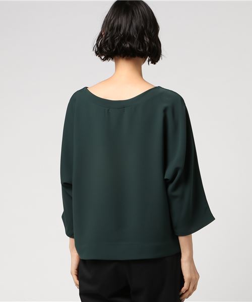 RIVE DROITE（リヴドロワ）の「クルーネックドルマンプルオーバー（シャツ/ブラウス・レディース・グリーン・FREE）」の2枚目の写真