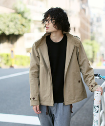 quadro（クオドロ）の「CODURAウェザークロスフードパーカー（カバーオール）」