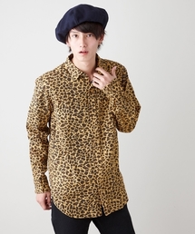 WEGO | レオパードダブルガーゼLSシャツ(シャツ/ブラウス)
