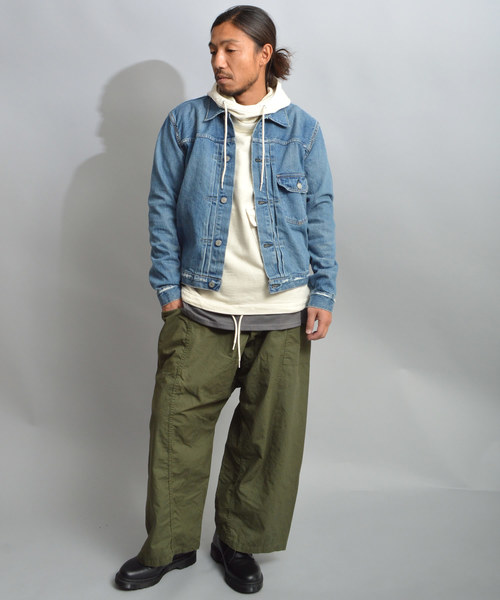 REMI RELIEF（レミレリーフ）の「【雑誌 Hail Mary Magazine掲載】REMI RELIEF デニム1st JK（デニムジャケット・メンズ・インディゴブルー/ライトインディゴブルー・M/L）」の13枚目の写真