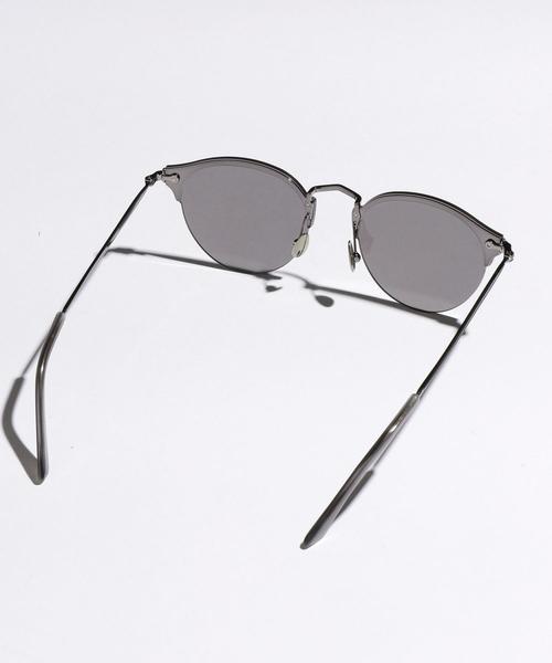 BEAUTY&YOUTH UNITED ARROWS(ビューティーアンドユースユナイテッドアローズ)の「【WEB限定】 by フラット ボストン サングラス о(サングラス・メンズ・グレー/ブラック・FREE)」の17枚目の写真