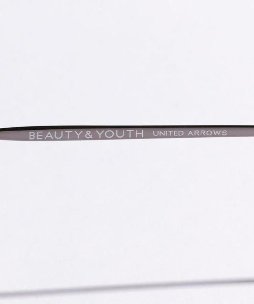 BEAUTY&YOUTH UNITED ARROWS(ビューティーアンドユースユナイテッドアローズ)の「【WEB限定】 by フラット ボストン サングラス о(サングラス・メンズ・グレー/ブラック・FREE)」の12枚目の写真