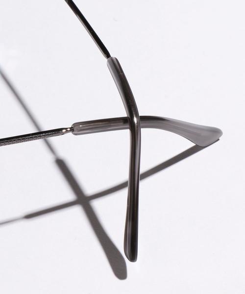 BEAUTY&YOUTH UNITED ARROWS(ビューティーアンドユースユナイテッドアローズ)の「【WEB限定】 by フラット ボストン サングラス о(サングラス・メンズ・グレー/ブラック・FREE)」の11枚目の写真