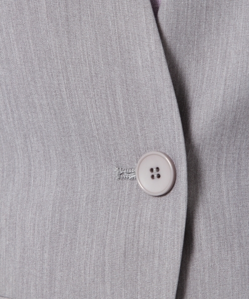 laboratory work（ラボラトリーワーク）の「ノーカラージャケット（テーラードジャケット・レディース・ブラック/グレー・MEDIUM）」の13枚目の写真