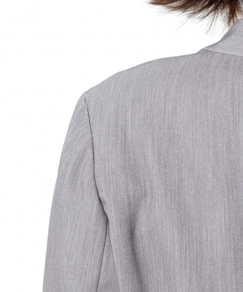 laboratory work（ラボラトリーワーク）の「ノーカラージャケット（テーラードジャケット・レディース・ブラック/グレー・MEDIUM）」の16枚目の写真