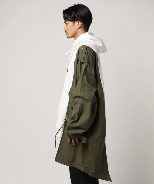 gilet(ジレ)の「【GILET】ジレ パーカーフラット(パーカー・メンズ・ホワイト/グレー/イエロー・ONESIZE)」の4枚目の写真