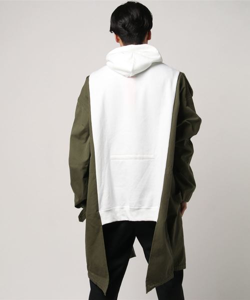 gilet(ジレ)の「【GILET】ジレ パーカーフラット(パーカー・メンズ・ホワイト/グレー/イエロー・ONESIZE)」の5枚目の写真
