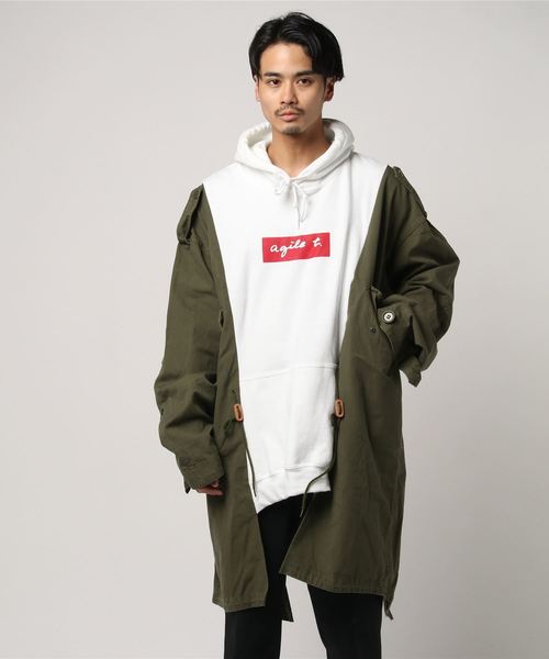gilet(ジレ)の「【GILET】ジレ パーカーフラット(パーカー・メンズ・ホワイト/グレー/イエロー・ONESIZE)」の6枚目の写真