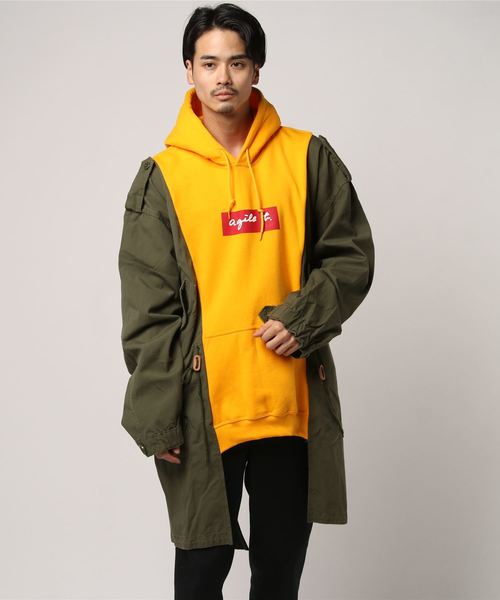 gilet(ジレ)の「【GILET】ジレ パーカーフラット(パーカー・メンズ・ホワイト/グレー/イエロー・ONESIZE)」の8枚目の写真