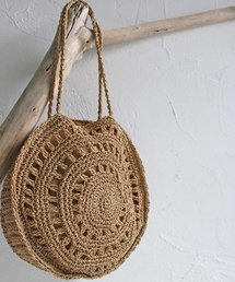 antiqua | 麦わらデザインバッグ(かごバッグ)
