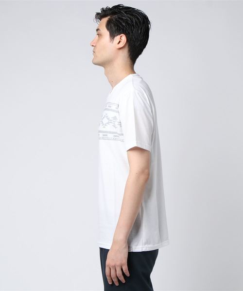 STYLEBLOCK（スタイルブロック）の「ボコテンプリント前身切替天竺半袖Tシャツ（Tシャツ/カットソー・メンズ・ホワイト系その他/ブルー系その他/ホワイト系その他2/ホワイト系その他3/ブルー系その他2/ホワイト系その他4・LL/M/L）」の7枚目の写真