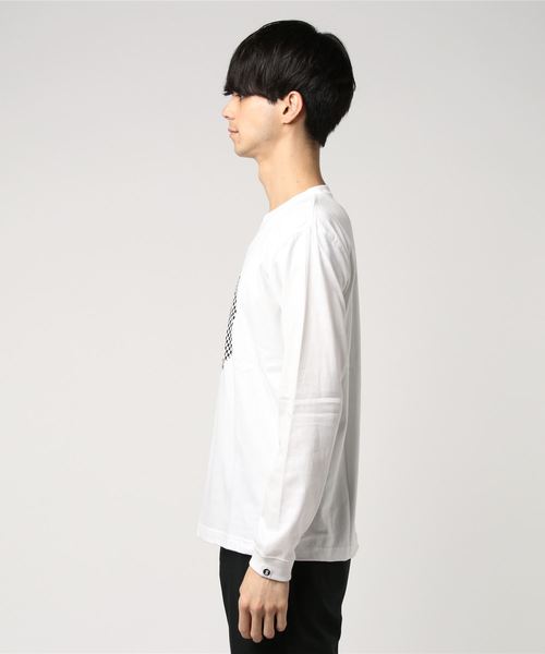 GOODENOUGH（グッドイナフ）の「【GOODENOUGH】プリントロングスリーブTEE1（Tシャツ/カットソー・メンズ・ホワイト・MEDIUM）」の2枚目の写真