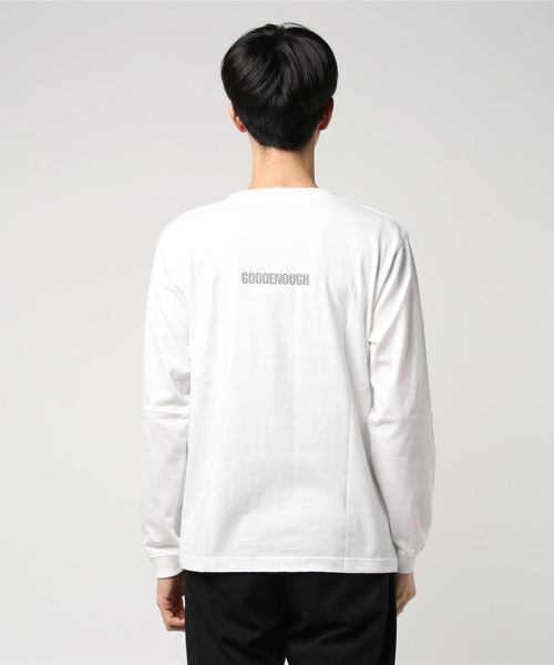 GOODENOUGH（グッドイナフ）の「【GOODENOUGH】プリントロングスリーブTEE1（Tシャツ/カットソー・メンズ・ホワイト・MEDIUM）」の3枚目の写真