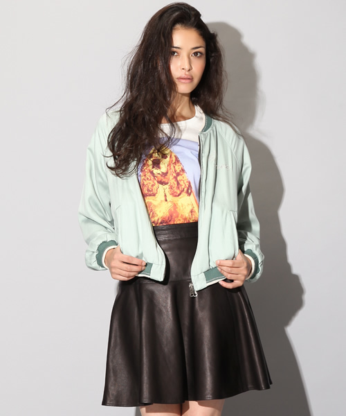 HYSTERIC GLAMOUR(ヒステリックグラマー)の「CL/CORTNEY総柄 リバーシブルBZ(ブルゾン・レディース・ピンク/ブルー/チャコールグレー・FREE)」の3枚目の写真