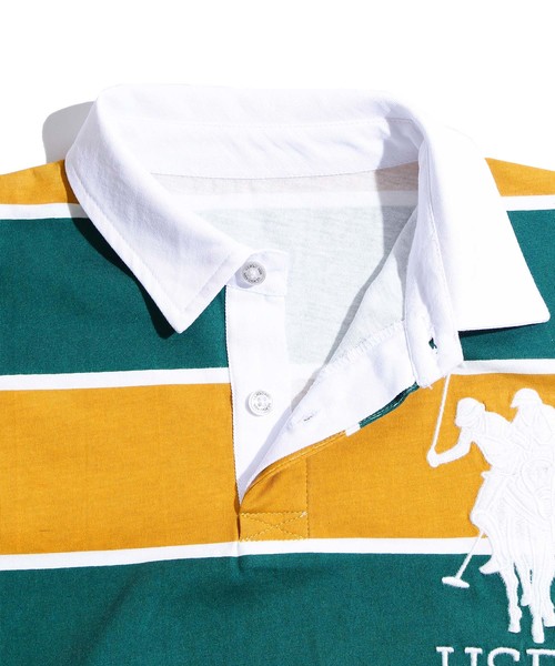 WEGO（ウィゴー）の「∴WEGO/U.S. POLO ASSN.別注ラガーTシャツ（ポロシャツ・レディース・グリーン系その他/イエロー系その他/レッド系その他・FREE）」の5枚目の写真