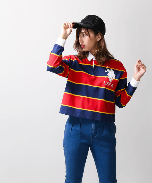WEGO（ウィゴー）の「∴WEGO/U.S. POLO ASSN.別注ラガーTシャツ（ポロシャツ・レディース・グリーン系その他/イエロー系その他/レッド系その他・FREE）」の17枚目の写真