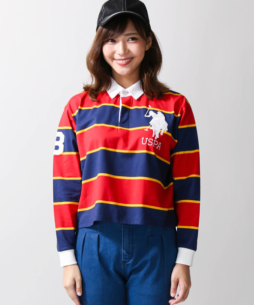 WEGO（ウィゴー）の「∴WEGO/U.S. POLO ASSN.別注ラガーTシャツ（ポロシャツ・レディース・グリーン系その他/イエロー系その他/レッド系その他・FREE）」の12枚目の写真