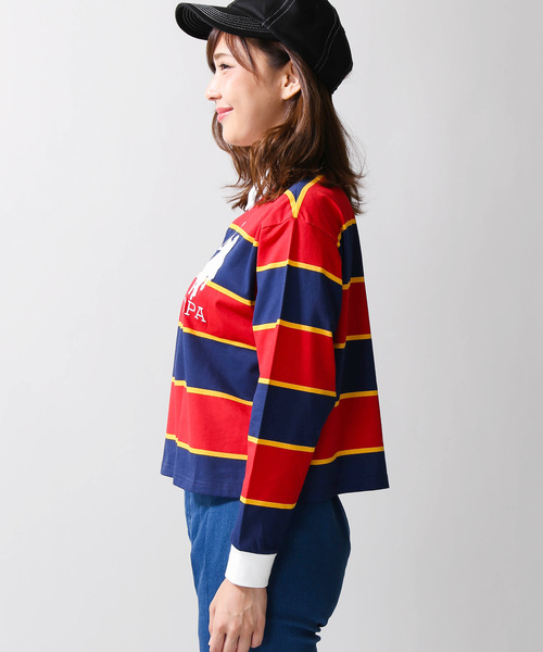 WEGO（ウィゴー）の「∴WEGO/U.S. POLO ASSN.別注ラガーTシャツ（ポロシャツ・レディース・グリーン系その他/イエロー系その他/レッド系その他・FREE）」の11枚目の写真