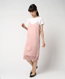 【PENDORA】裾パンチングキャミワンピース