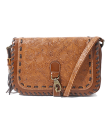 goa | ペイズリー型押しショルダーBag(ショルダーバッグ)