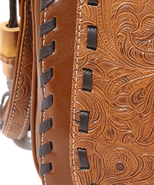 goa（ゴア）の「ペイズリー型押しショルダーBag（ショルダーバッグ・レディース・ブラウン・FREE）」の8枚目の写真