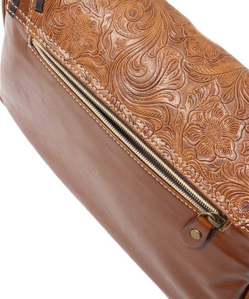 goa（ゴア）の「ペイズリー型押しショルダーBag（ショルダーバッグ・レディース・ブラウン・FREE）」の9枚目の写真