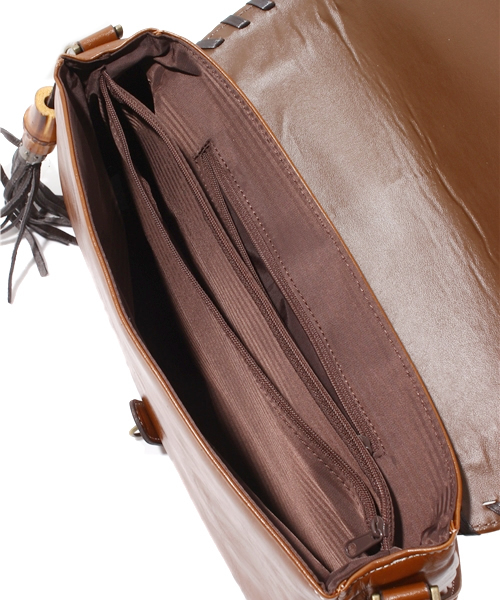 goa（ゴア）の「ペイズリー型押しショルダーBag（ショルダーバッグ・レディース・ブラウン・FREE）」の10枚目の写真