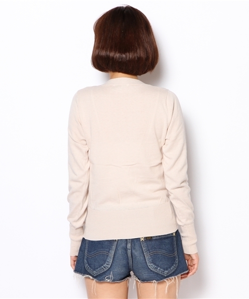 mystic（ミスティック）の「カラフルカーディガンショート（カーディガン/ボレロ・レディース・ブルー/イエロー/ピンク/ブラック/アイボリー・ﾌﾘ-）」の6枚目の写真