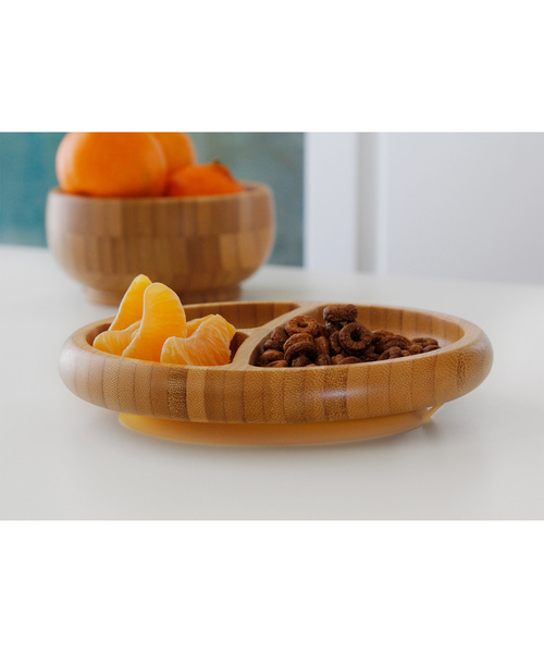 Avanchy（アバンシー）の「【T‐REX】Avanchy　竹のプレート+スプーンセット（マグ/哺乳瓶/お食事グッズ・キッズ・ピンク/イエロー/グリーン/ブラック/グレー・ONE SIZE）」の4枚目の写真