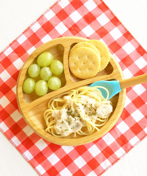 Avanchy（アバンシー）の「【T‐REX】Avanchy　竹のプレート+スプーンセット（マグ/哺乳瓶/お食事グッズ・キッズ・ピンク/イエロー/グリーン/ブラック/グレー・ONE SIZE）」の9枚目の写真