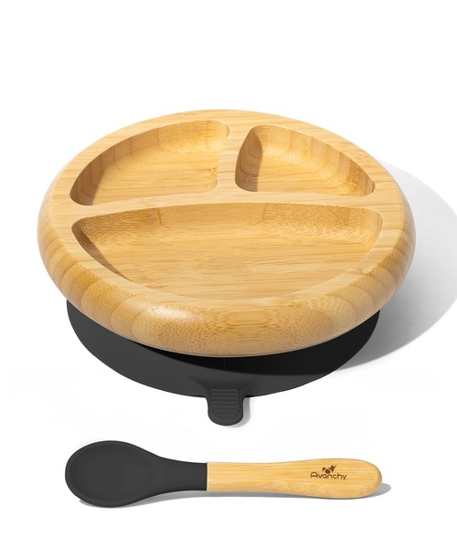 Avanchy（アバンシー）の「【T‐REX】Avanchy　竹のプレート+スプーンセット（マグ/哺乳瓶/お食事グッズ・キッズ・ピンク/イエロー/グリーン/ブラック/グレー・ONE SIZE）」の12枚目の写真