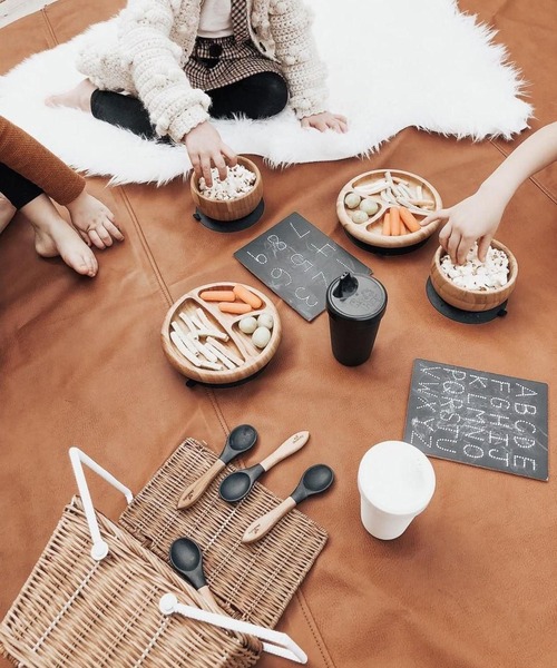 Avanchy（アバンシー）の「【T‐REX】Avanchy　竹のプレート+スプーンセット（マグ/哺乳瓶/お食事グッズ・キッズ・ピンク/イエロー/グリーン/ブラック/グレー・ONE SIZE）」の19枚目の写真