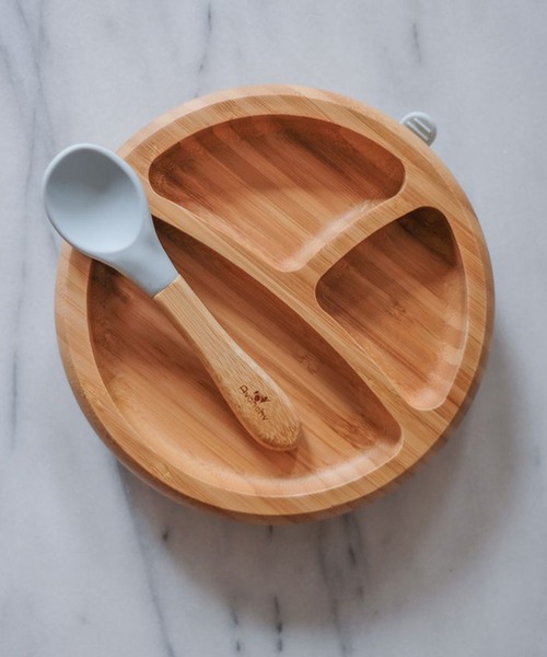 Avanchy（アバンシー）の「【T‐REX】Avanchy　竹のプレート+スプーンセット（マグ/哺乳瓶/お食事グッズ・キッズ・ピンク/イエロー/グリーン/ブラック/グレー・ONE SIZE）」の14枚目の写真