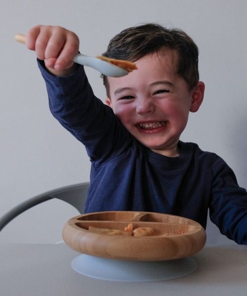 Avanchy（アバンシー）の「【T‐REX】Avanchy　竹のプレート+スプーンセット（マグ/哺乳瓶/お食事グッズ・キッズ・ピンク/イエロー/グリーン/ブラック/グレー・ONE SIZE）」の16枚目の写真