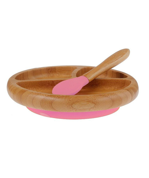 Avanchy（アバンシー）の「【T‐REX】Avanchy　竹のプレート+スプーンセット（マグ/哺乳瓶/お食事グッズ・キッズ・ピンク/イエロー/グリーン/ブラック/グレー・ONE SIZE）」の6枚目の写真