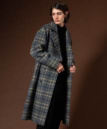 UNITED TOKYO | ダブルフェイスオーバーサイズダブルコート(チェスターコート)